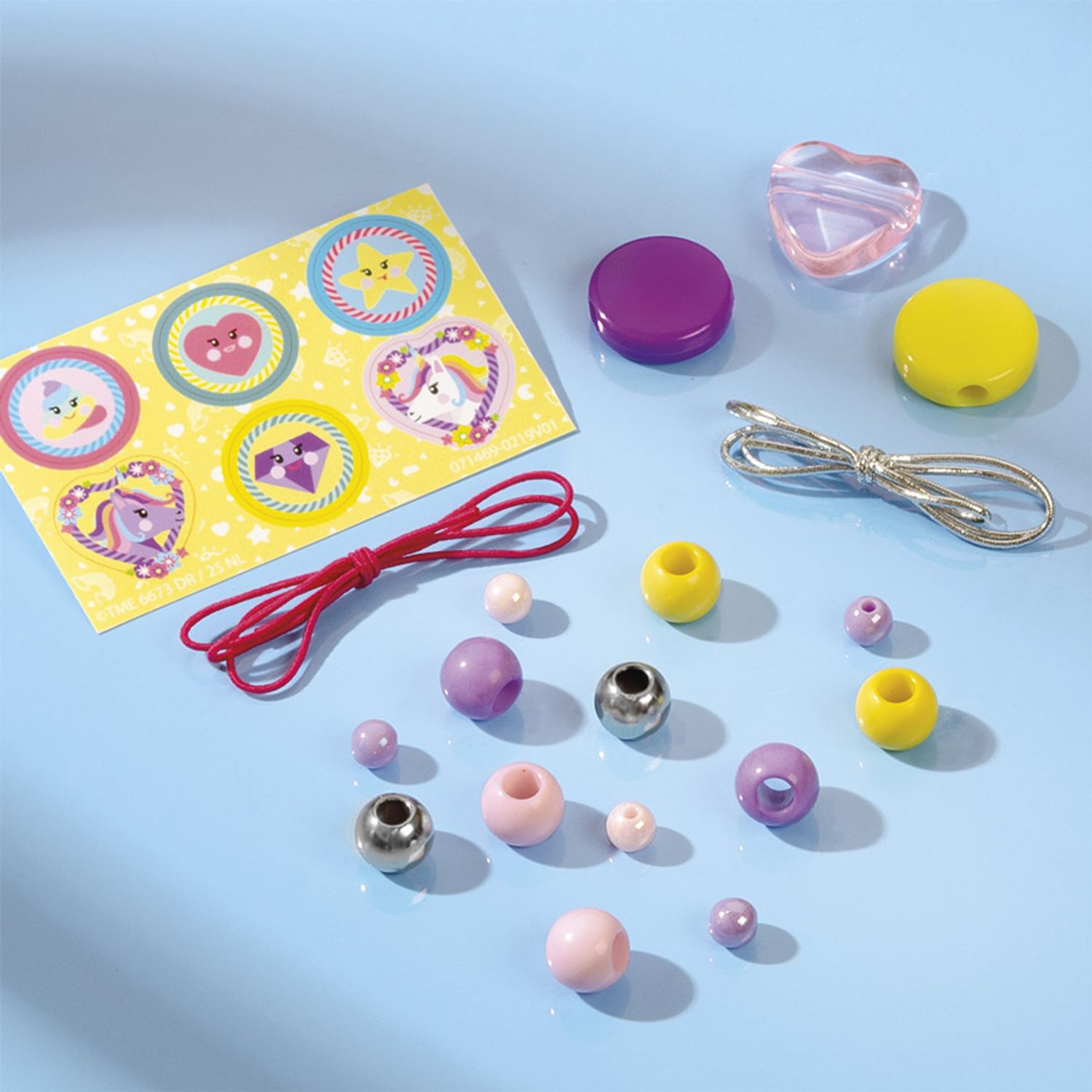 Mini set creativ DIY Bratara cu unicorni fotografia produsului View 2 L