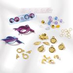 Set creativ DIY 2 in 1, Diamond painting si bratari cu pandantive Disney Frozen fotografia produsului View 4 S