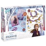 Set creativ DIY 2 in 1, Diamond painting si bratari cu pandantive Disney Frozen fotografia produsului