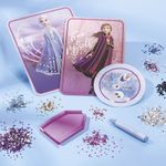 Set creativ DIY 2 in 1, Diamond painting si bratari cu pandantive Disney Frozen fotografia produsului View 2 S