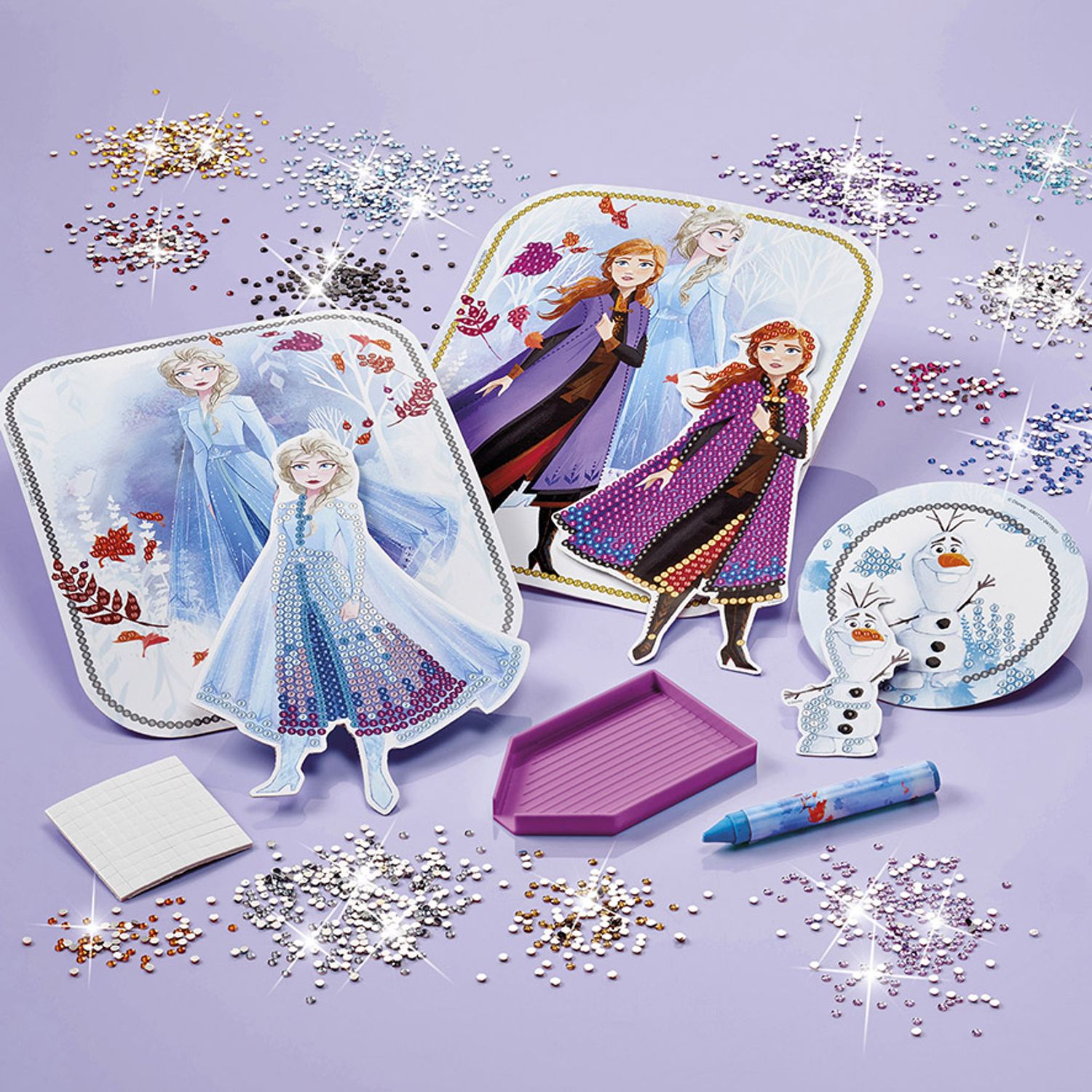 Set creativ cu diamante Disney Frozen fotografia produsului View 2 L