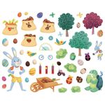 Abtibilduri repozitionabile cu tematica de Paste fotografia produsului View 2 S