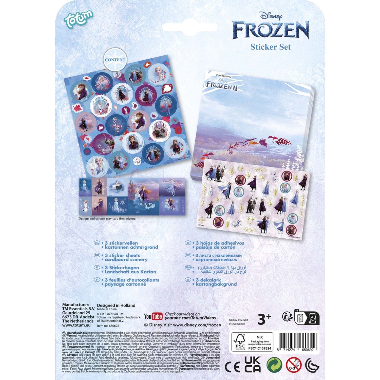 Set abtibilduri Disney Frozen fotografia produsului View 3 L