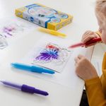 Set creativ de desenat cu sabloane si carioci spray fotografia produsului View 4 S