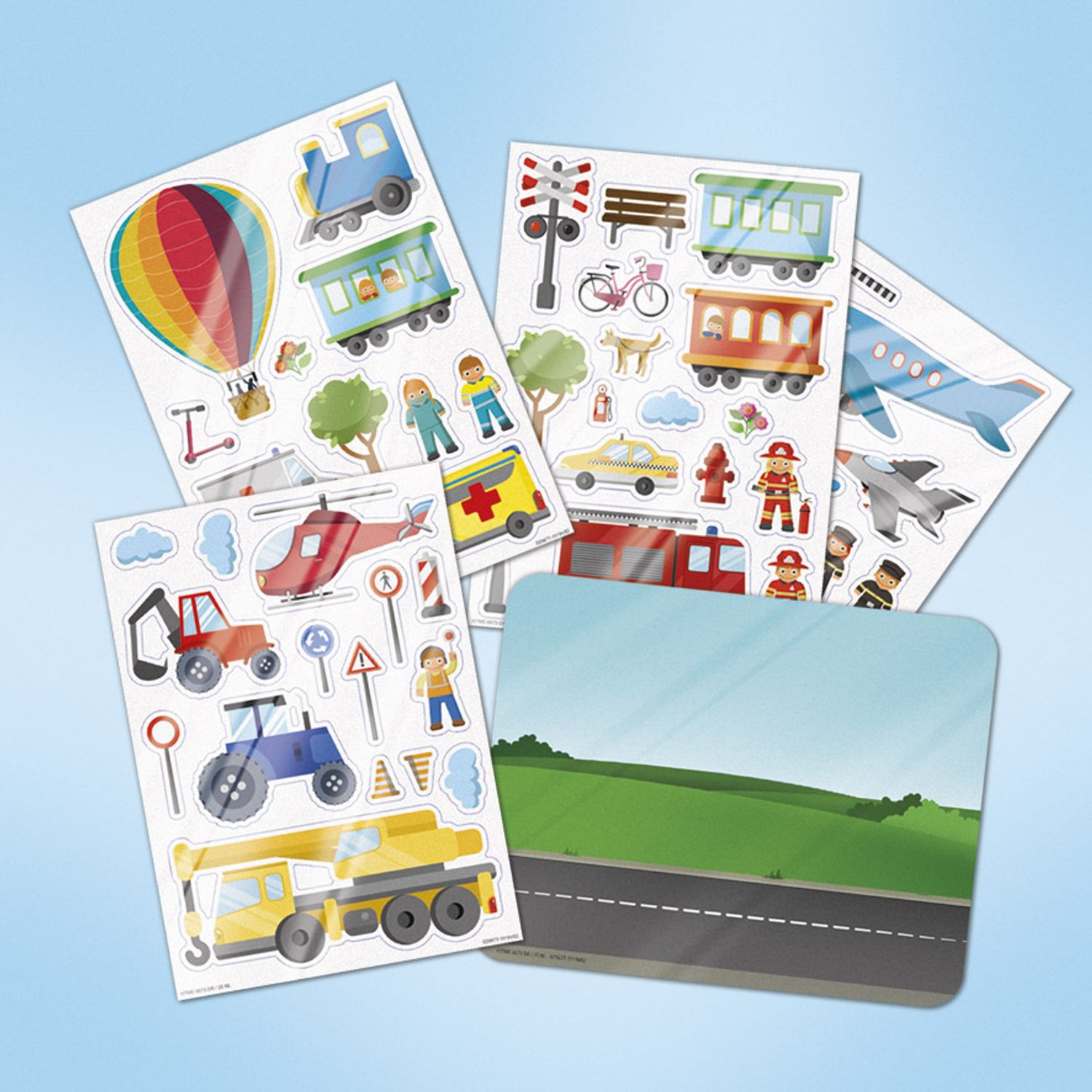 Abtibilduri repozitionabile Vehicule fotografia produsului View 2 L
