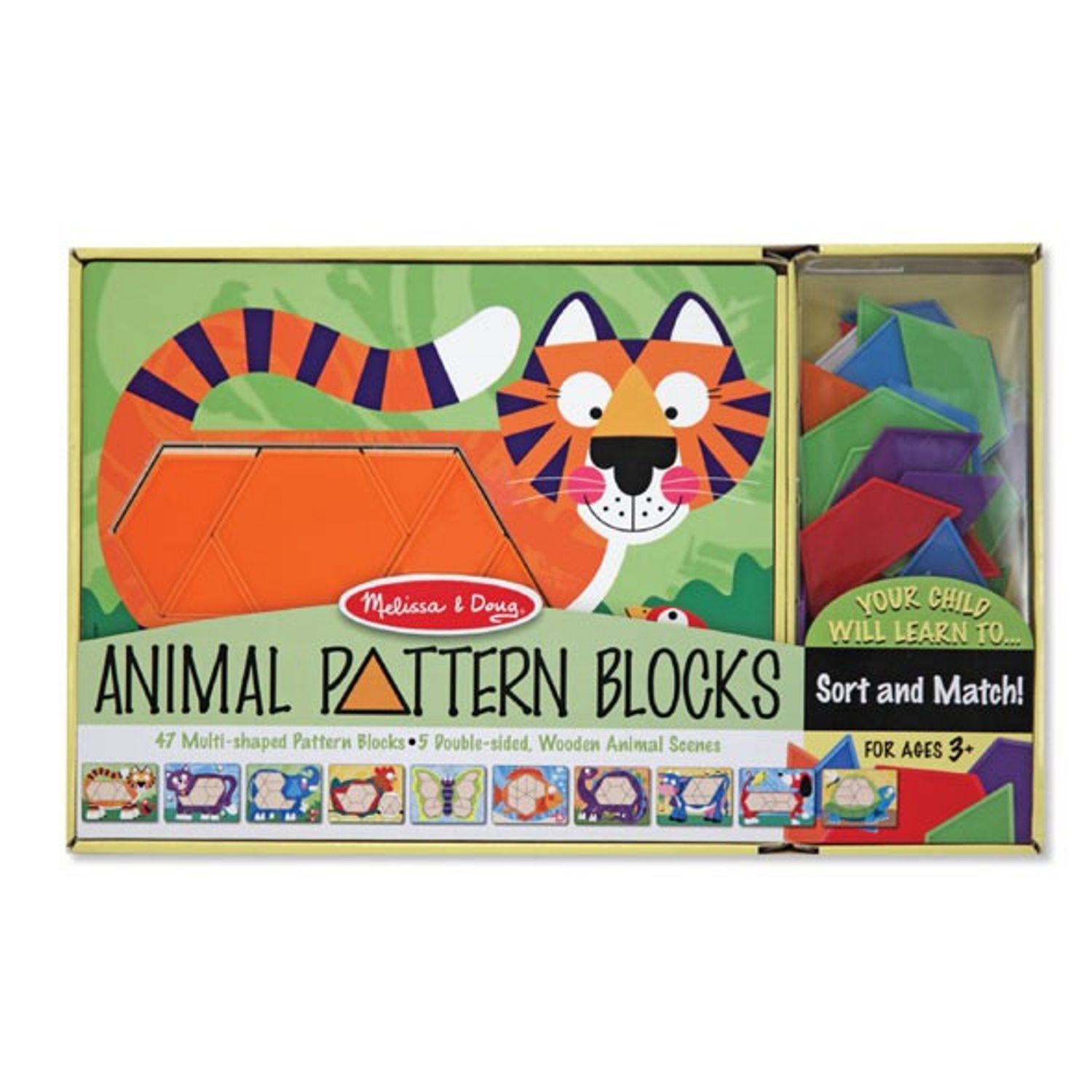 Set de sabloane cu animale Melissa and Doug fotografia produsului View 3 L