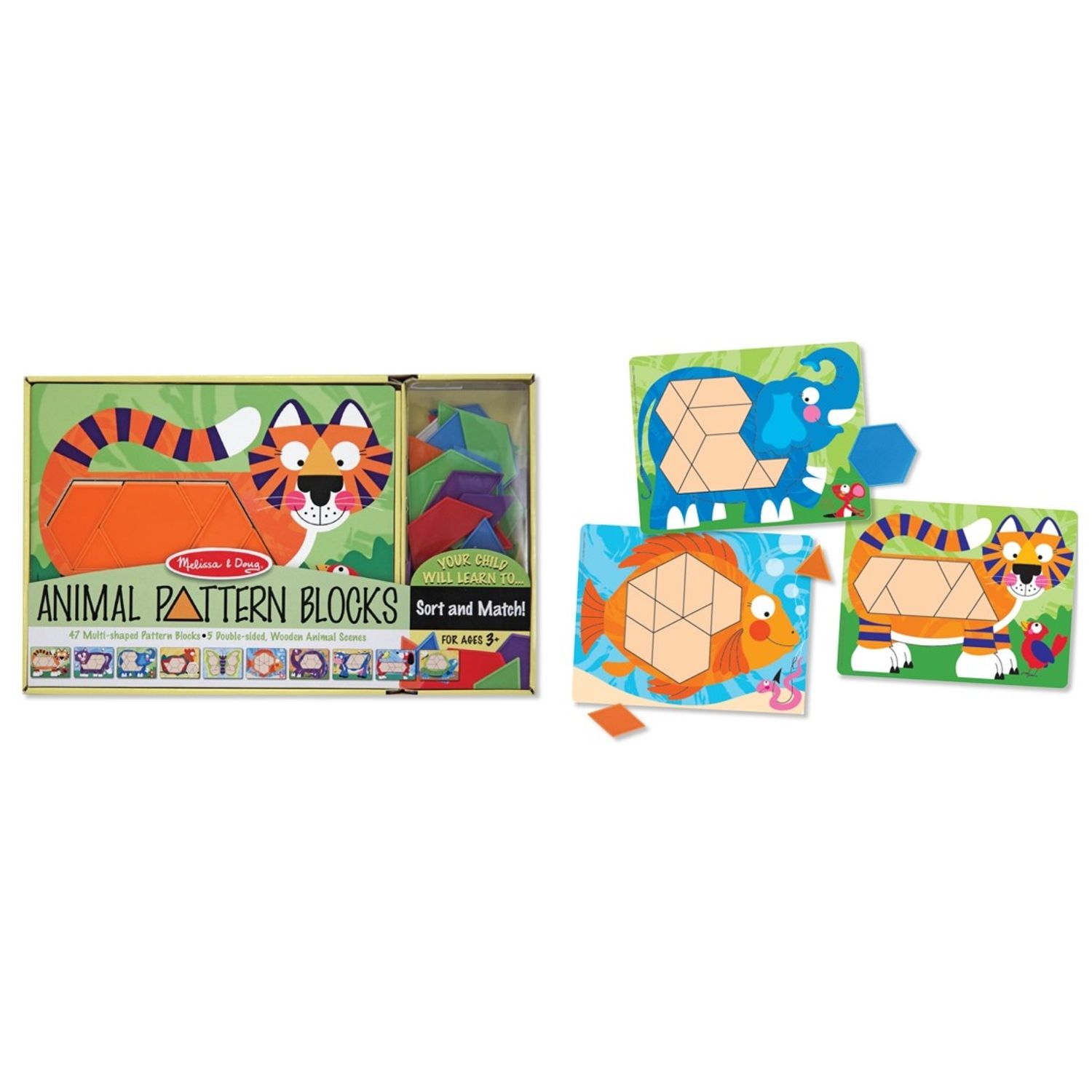 Set de sabloane cu animale Melissa and Doug fotografia produsului View 2 L