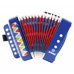 Instrument muzical acordeon albastru fotografia produsului