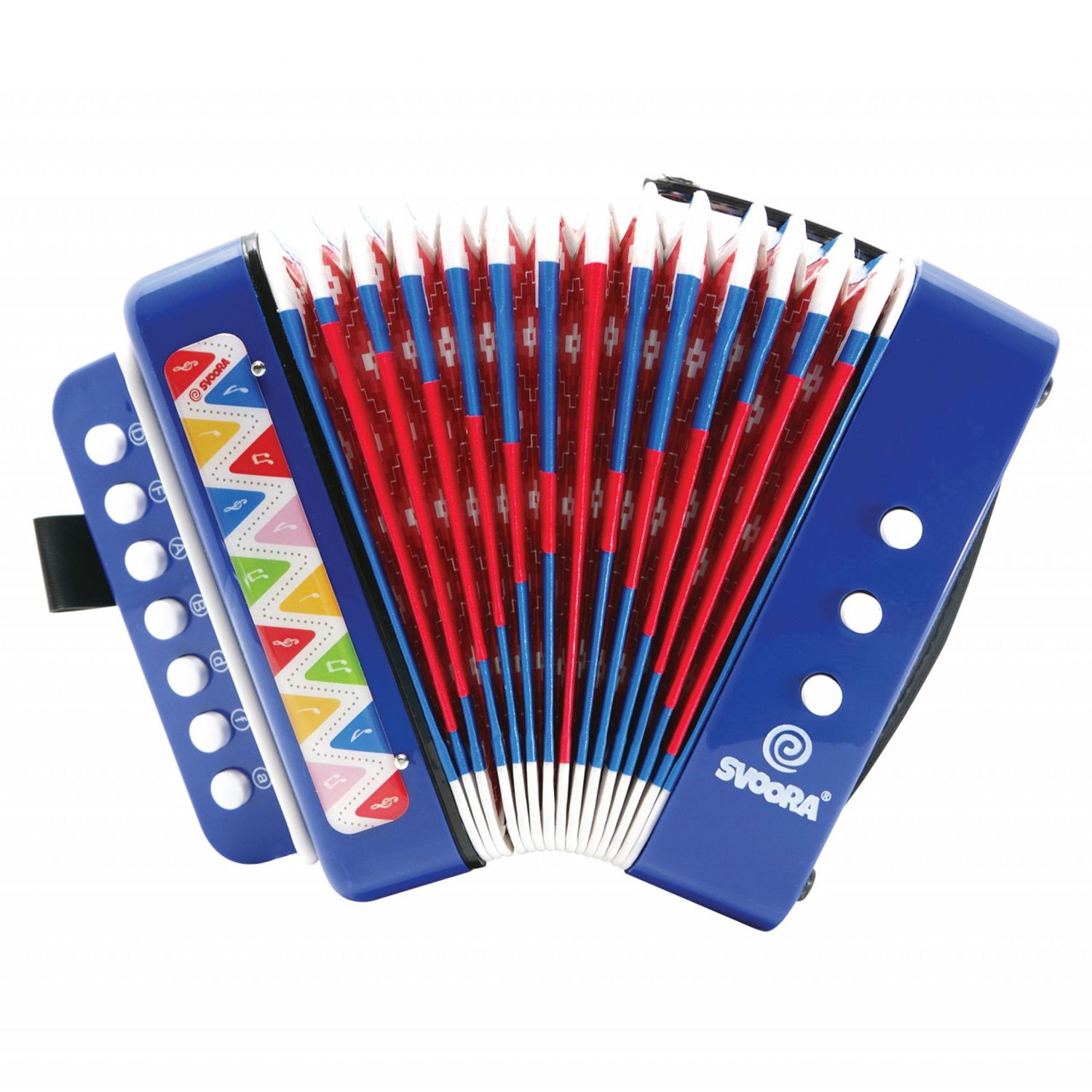 Instrument muzical acordeon albastru fotografia produsului