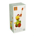Jucarie de impins dinozaur, Orange Tree Toys fotografia produsului View 3 S
