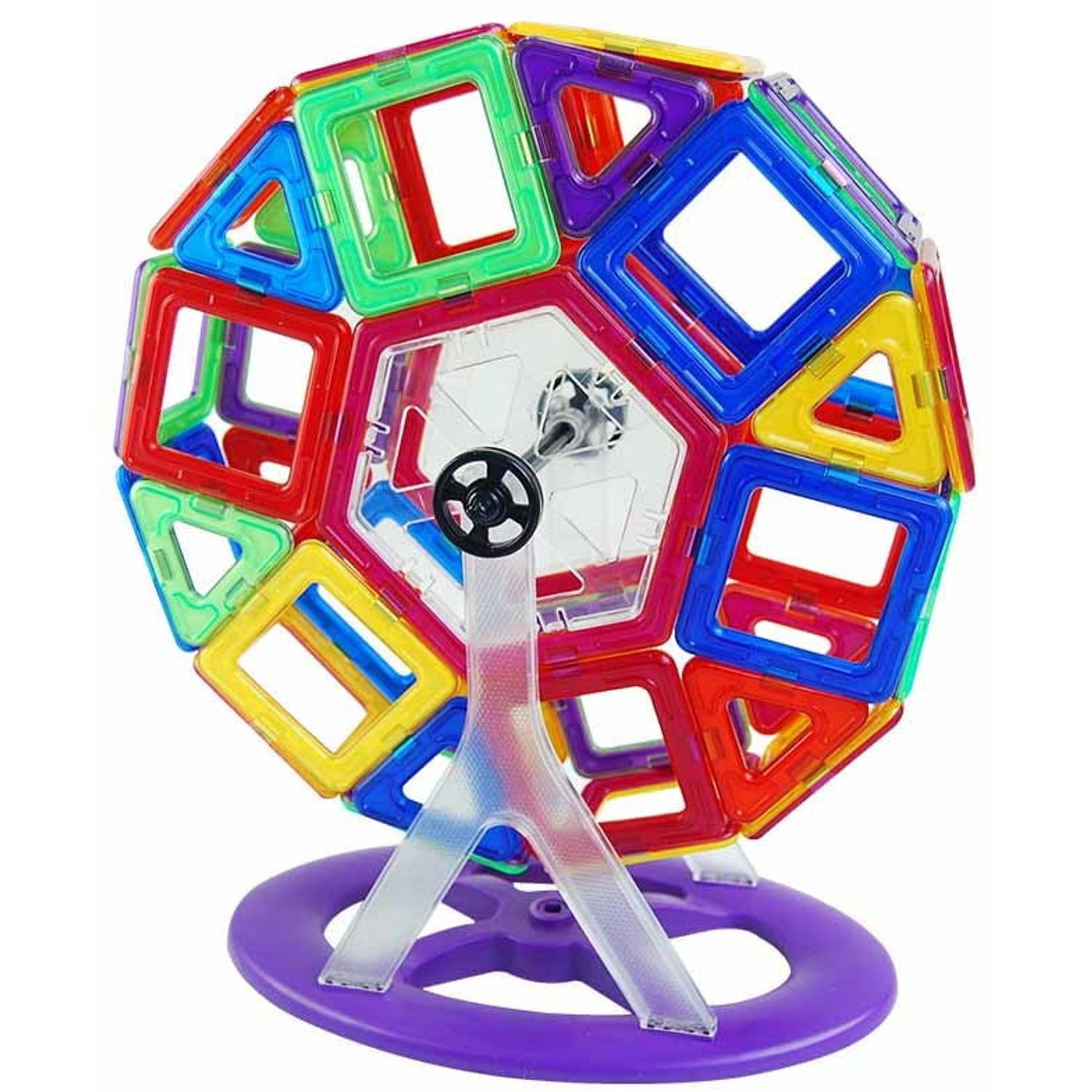 Joc de constructie magnetic - 166 piese fotografia produsului