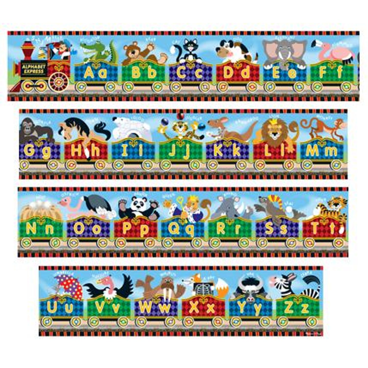 Puzzle gigant de podea Alfabet Express Melissa and Doug fotografia produsului