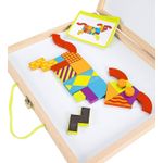 Imagination patterns, joc de constructie din lemn, cu piese magentice fotografia produsului View 4 S