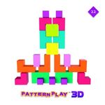 Pattern Play 3D, joc de constructie din lemn, cu structuri 3D fotografia produsului View 3 S