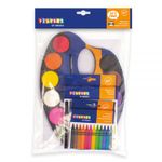 Set acuarele, carioci si creioane colorate Starter fotografia produsului View 2 S