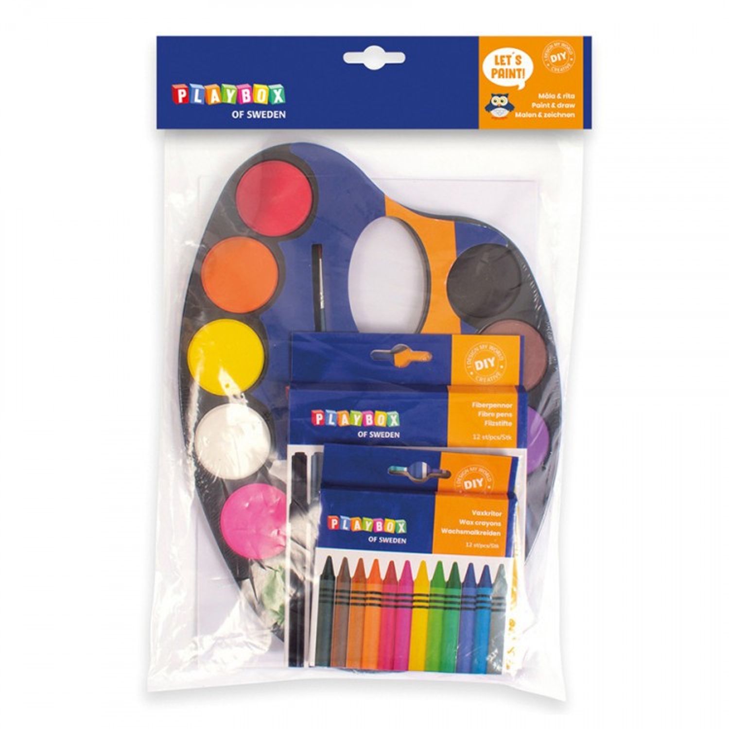 Set acuarele, carioci si creioane colorate Starter fotografia produsului View 2 L