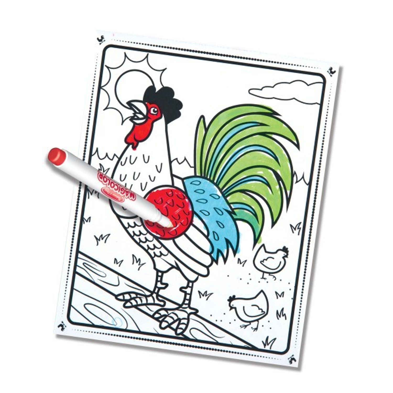 Carnetel de colorat Magicolor Animale de la ferma fotografia produsului View 2 L