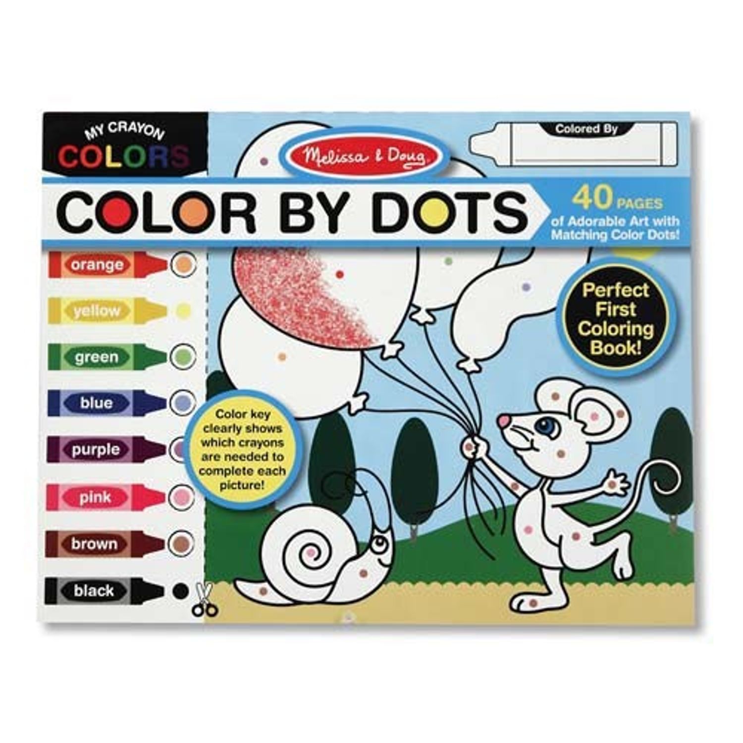Bloc cu desene de colorat Melissa and Doug fotografia produsului