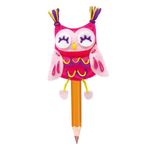 Set de cusut DIY - decoratiune topper pentru creion - Bufnita fotografia produsului View 2 S