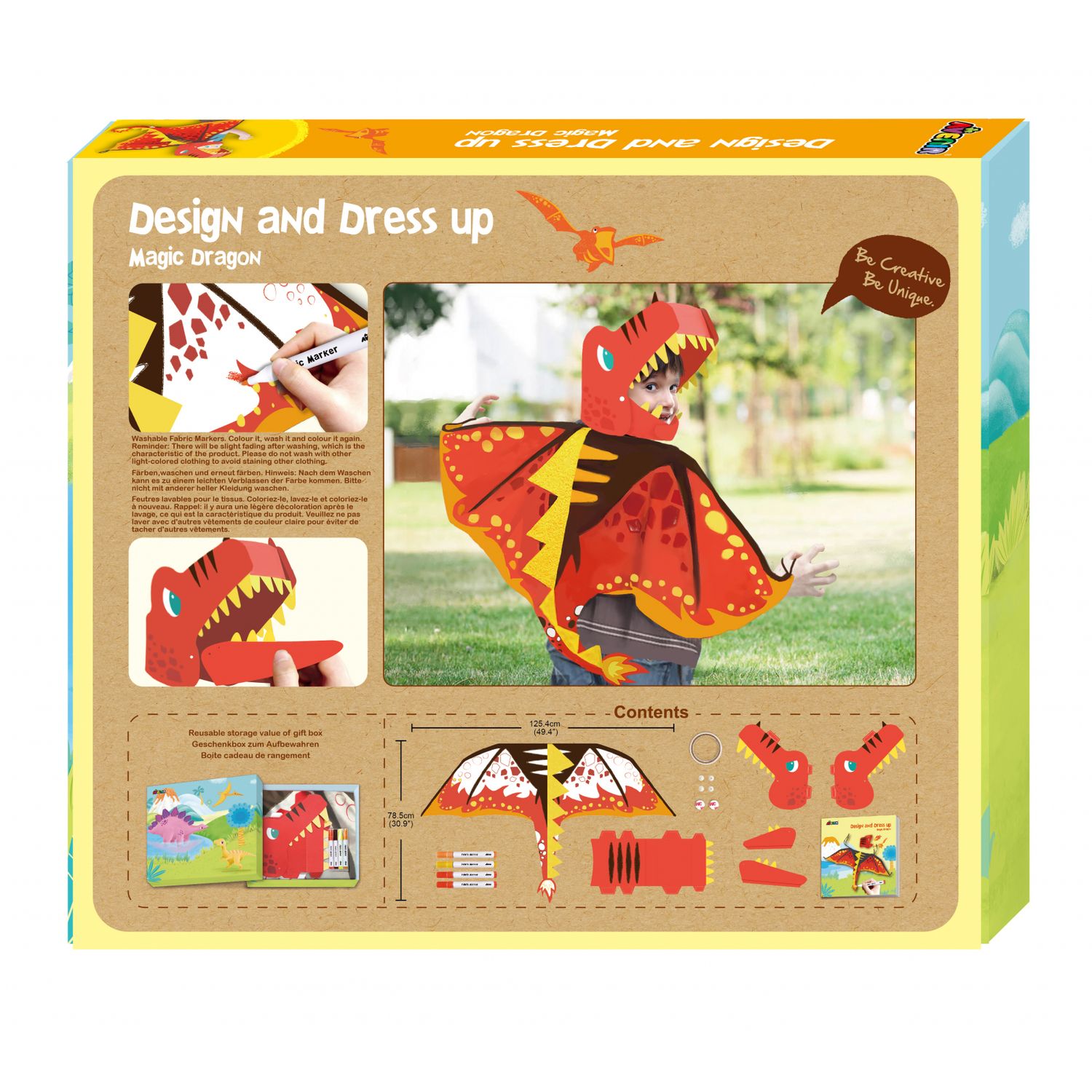 Set DYI de costumat - Dragon Magic fotografia produsului View 6 L