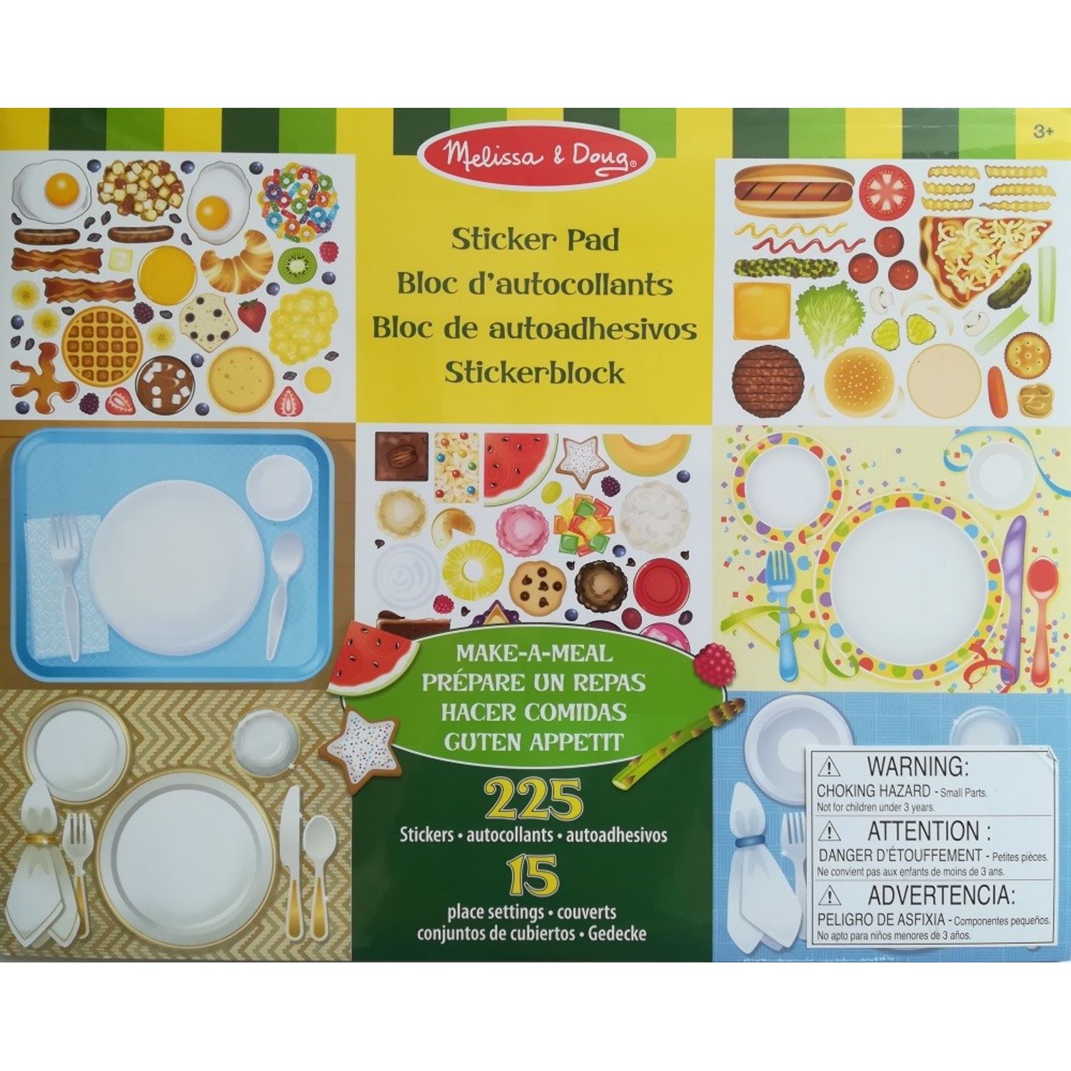 Abtibilduri Alimentele Melissa and Doug fotografia produsului
