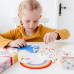 Set creativ DIY cu margele de calcat- Rainbow Unicorn fotografia produsului View 3 S