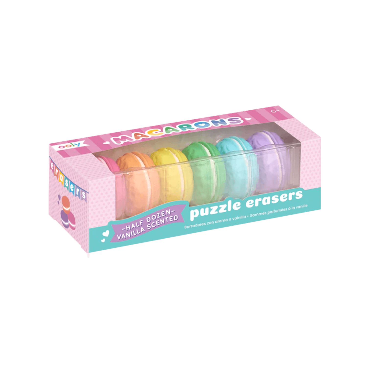 Radiere parfumate Macarons - Set de 6 fotografia produsului View 4 L