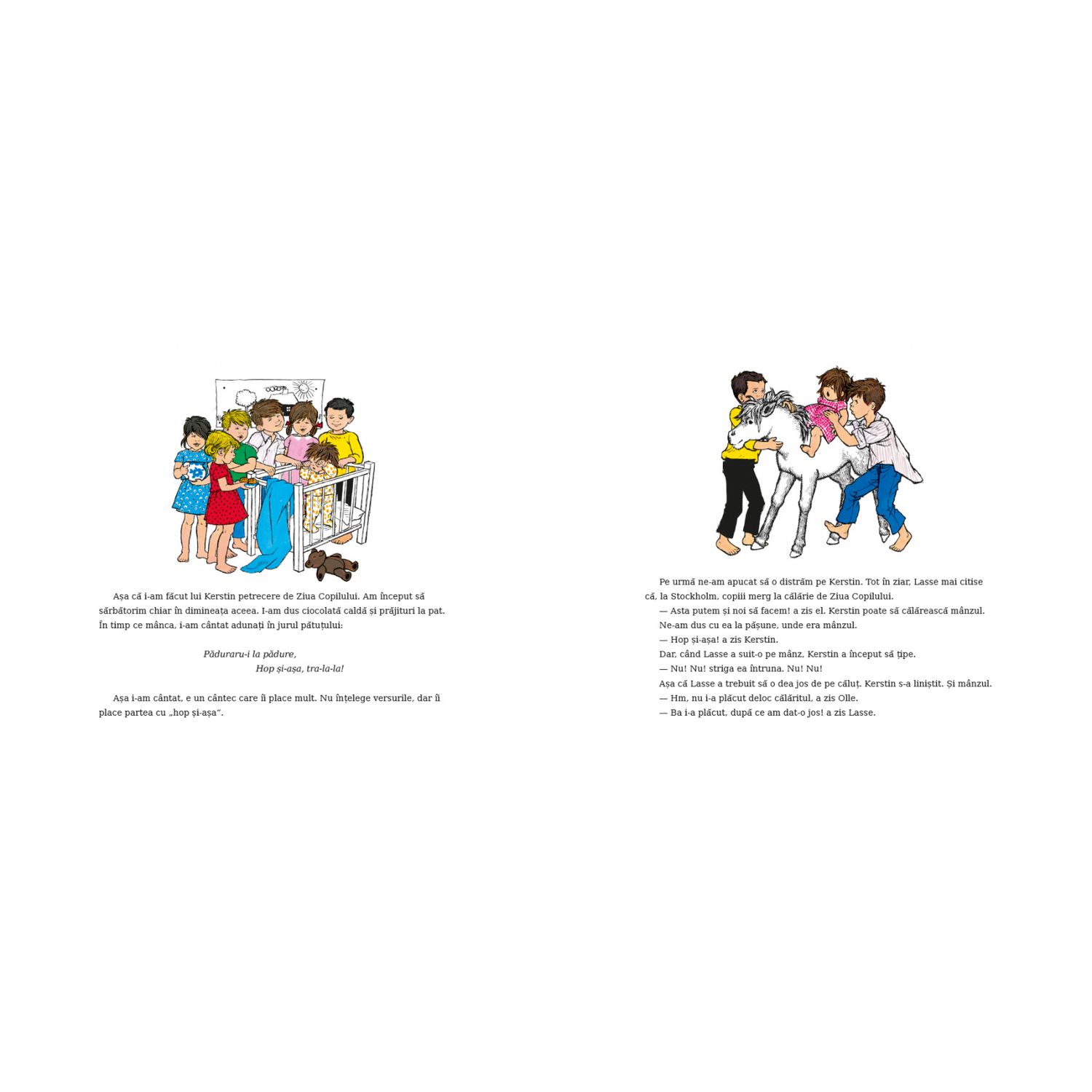 Ziua Copilului in satul Harmalaia - de Astrid Lindgren, ilustratii de Ilon Wikland fotografia produsului View 4 L