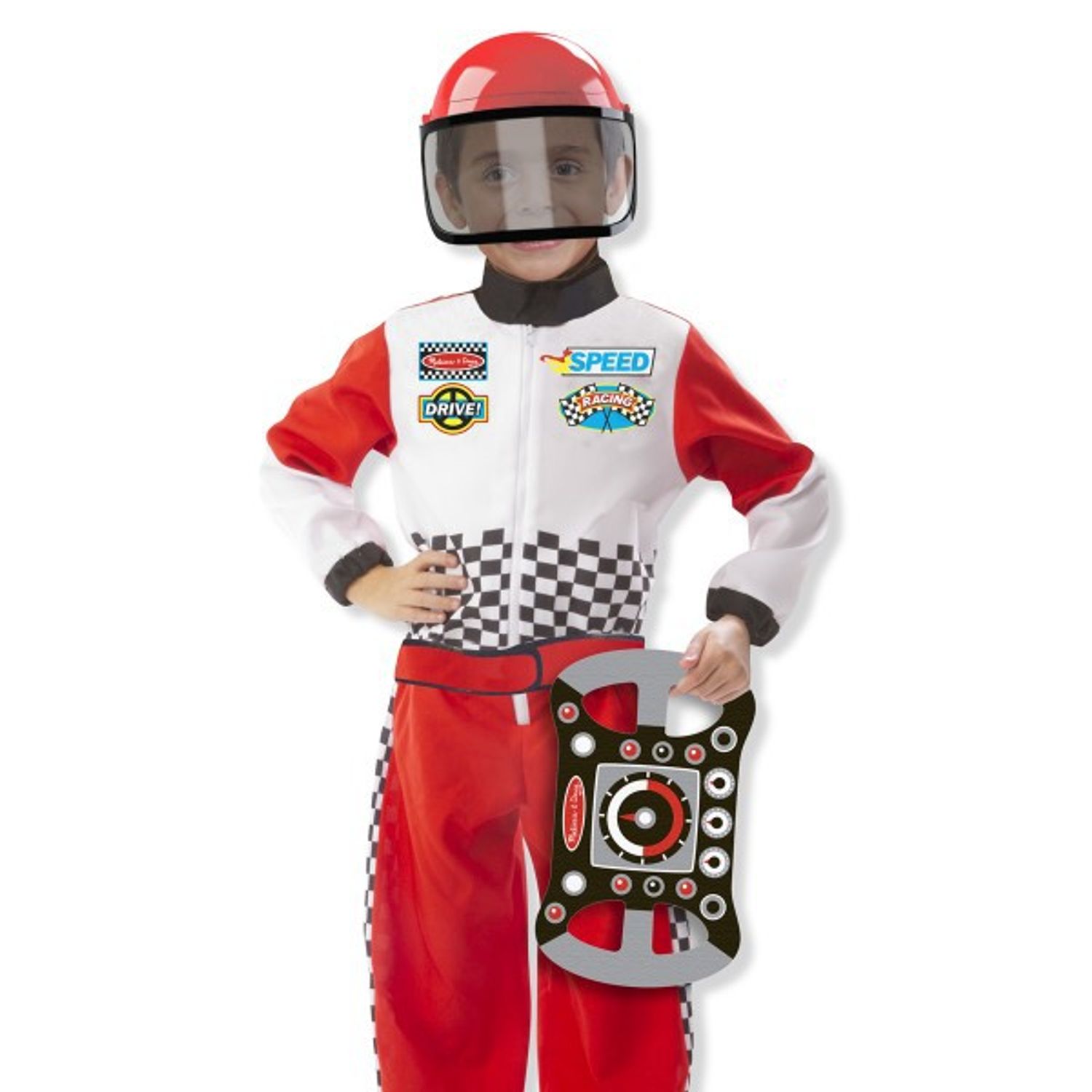 Costum de carnaval Pilot de curse Melissa and Doug fotografia produsului