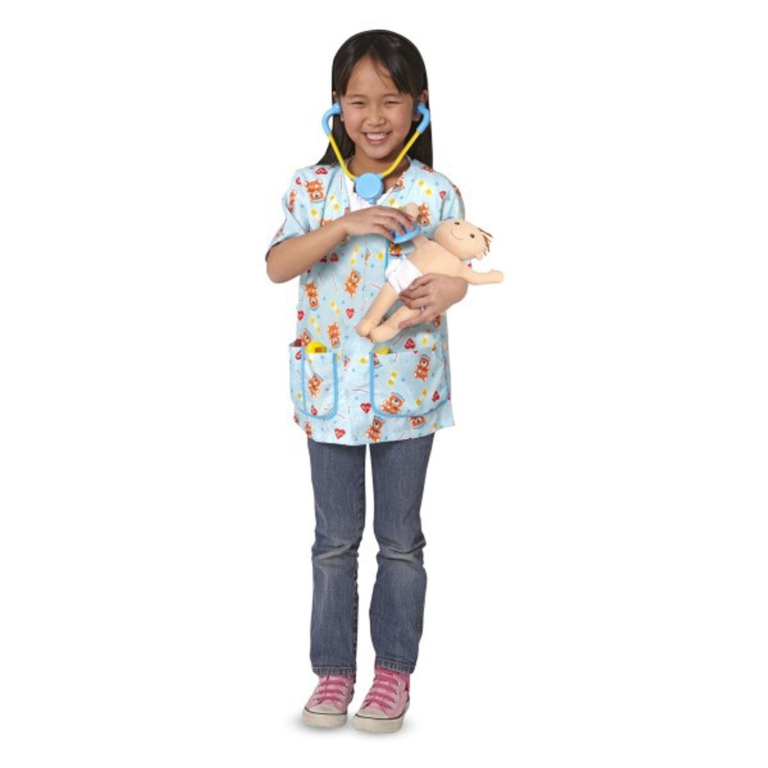 Costum de carnaval Asistenta medicala pediatrie fotografia produsului View 3 L