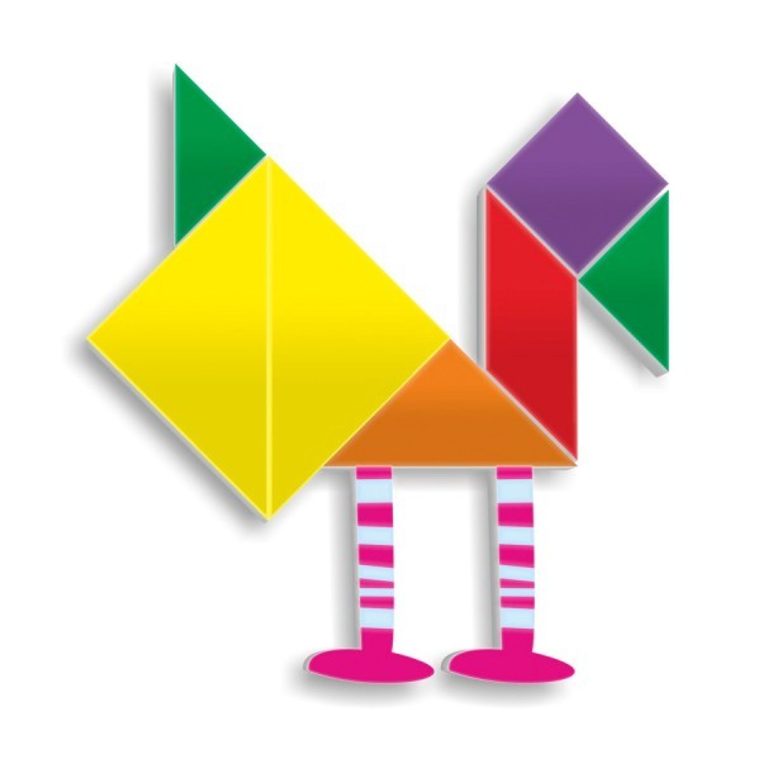 Joc magnetic Tangram fantezie fotografia produsului View 3 L