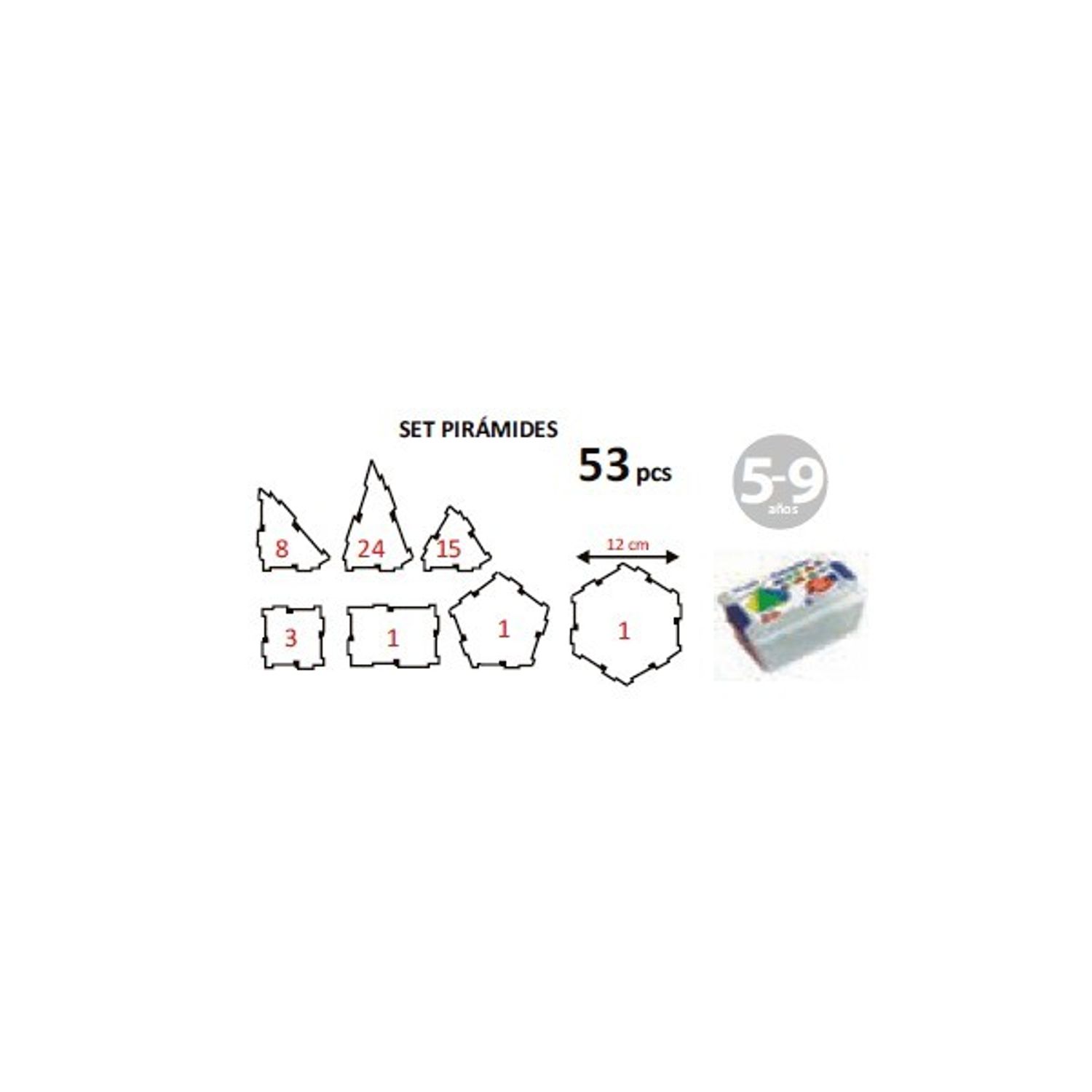 Joc Conexion Piramide - Miniland fotografia produsului View 6 L