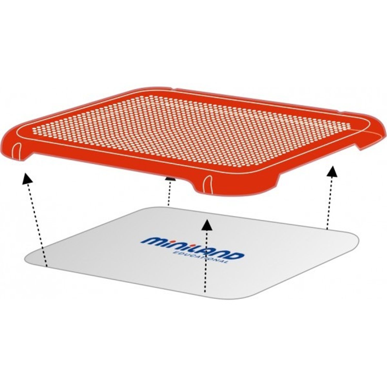 Set 6 tablite transparente pentru mozaic fotografia produsului View 3 L
