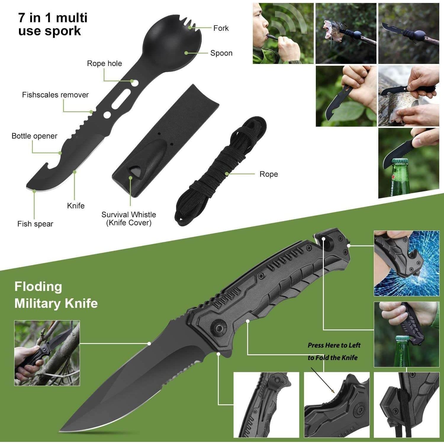Kit multifunctional Adventure SK211, 16 in 1 fotografia produsului View 3 L