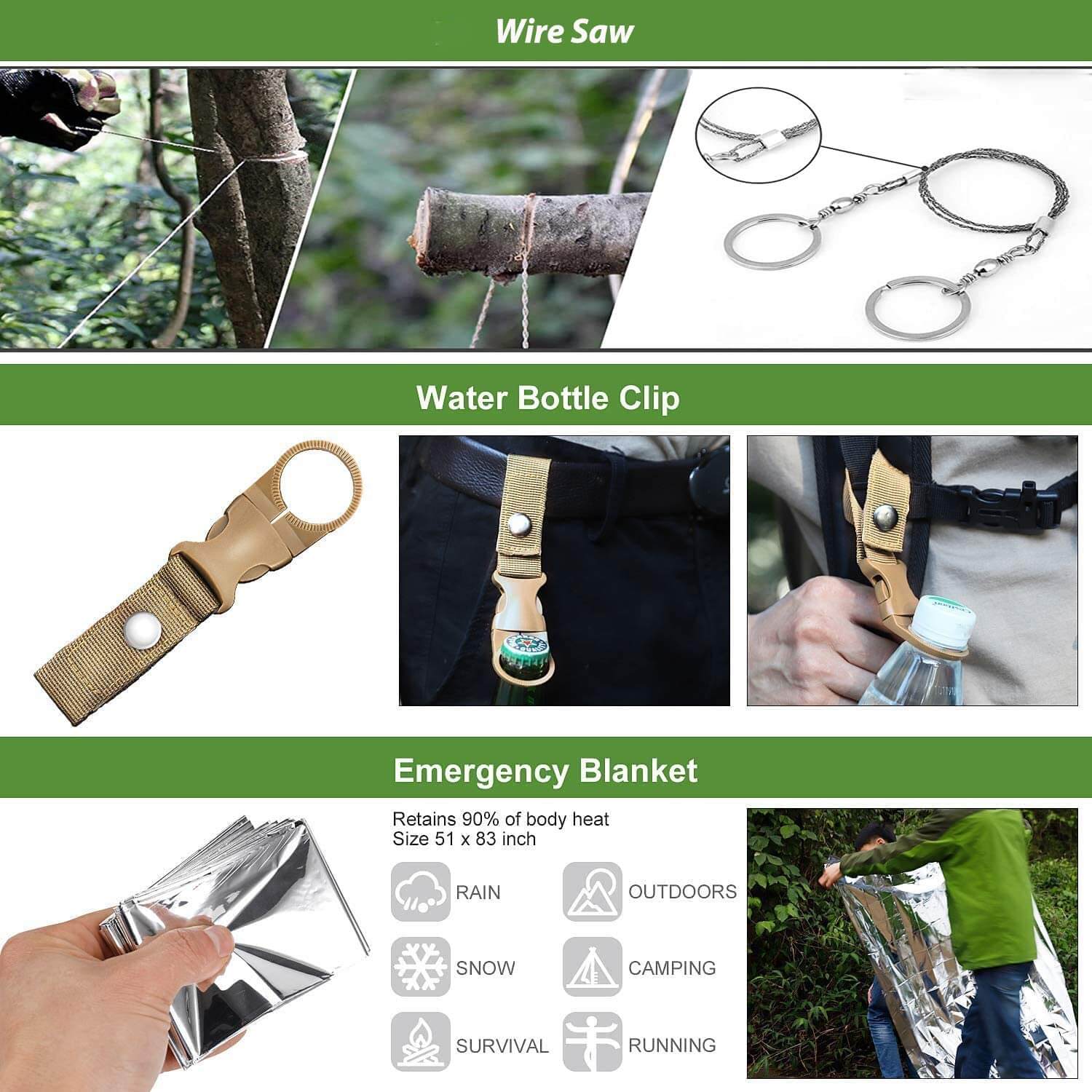 Kit multifunctional Adventure SK185, 13 in 1 fotografia produsului View 5 L