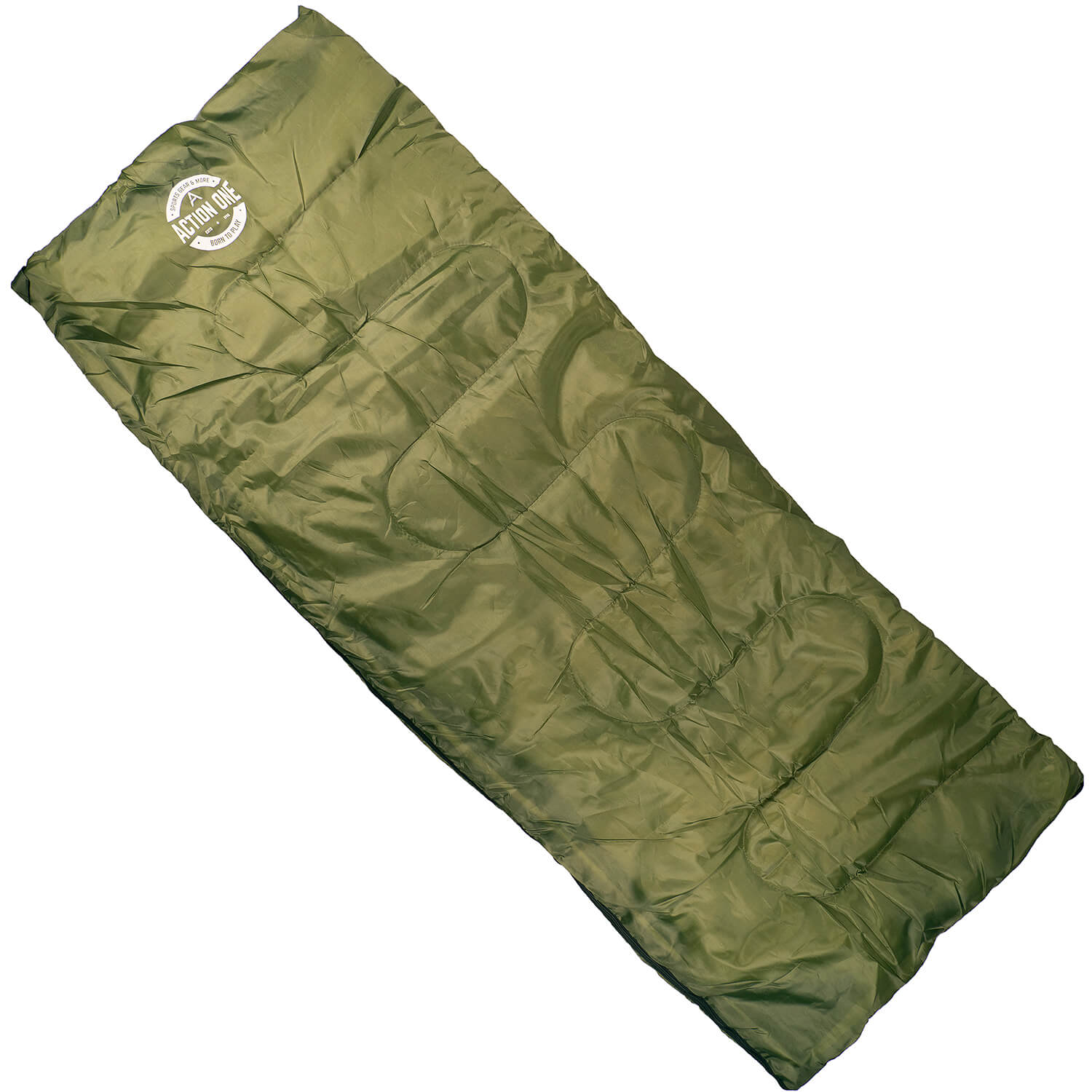 Sac de dormit Action One, rectangular, 190 x 75 cm, Army fotografia produsului