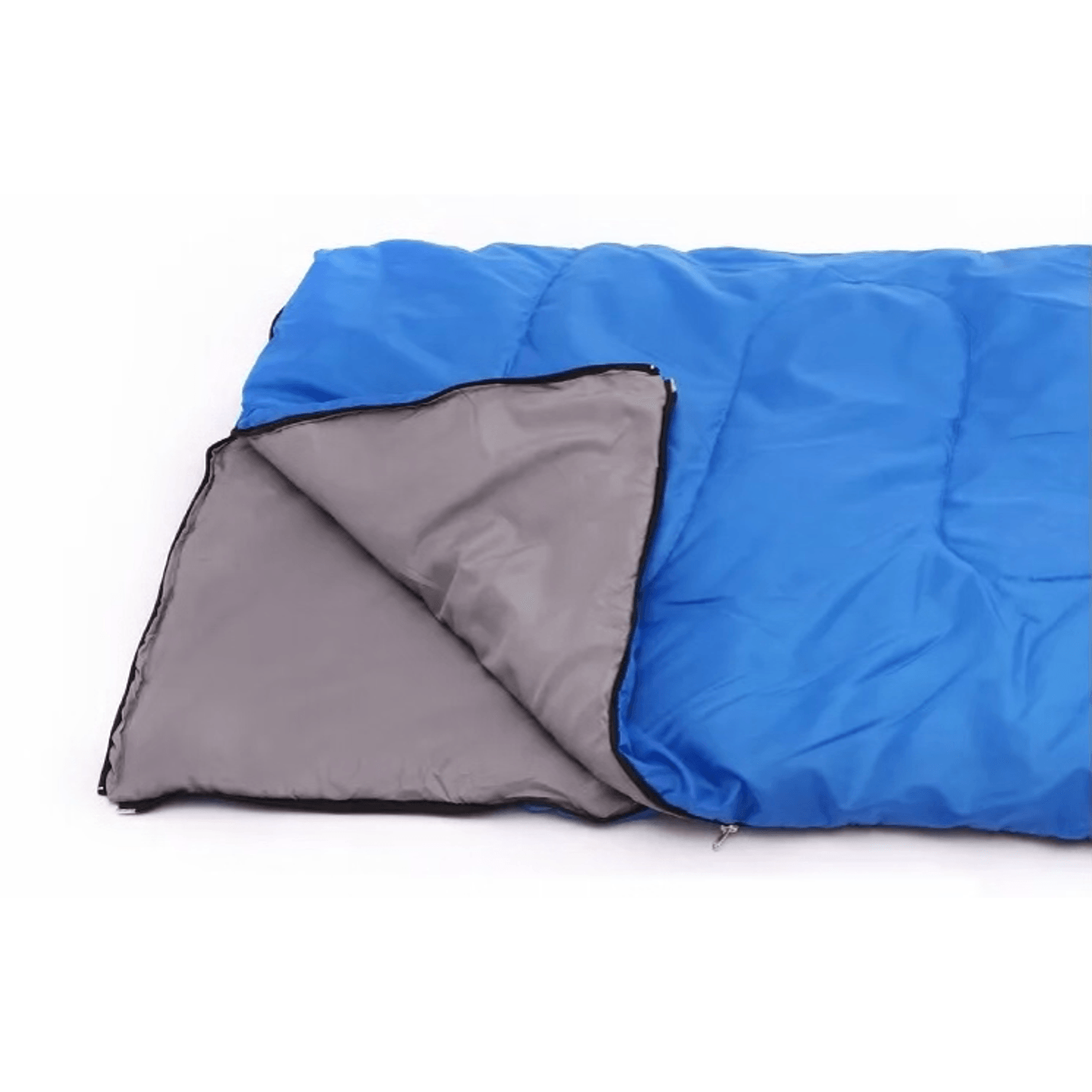 Sac de dormit plic cu gluga Wild, ACTION ONE 220x75cm, albastru fotografia produsului View 6 L