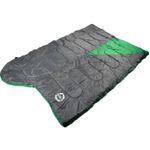 Sac de dormit Action One, impermeabil, (190+30) x 75 cm, Verde-Gri fotografia produsului View 3 S
