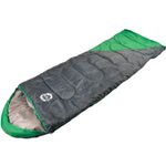 Sac de dormit Action One, impermeabil, (190+30) x 75 cm, Verde-Gri fotografia produsului View 6 S