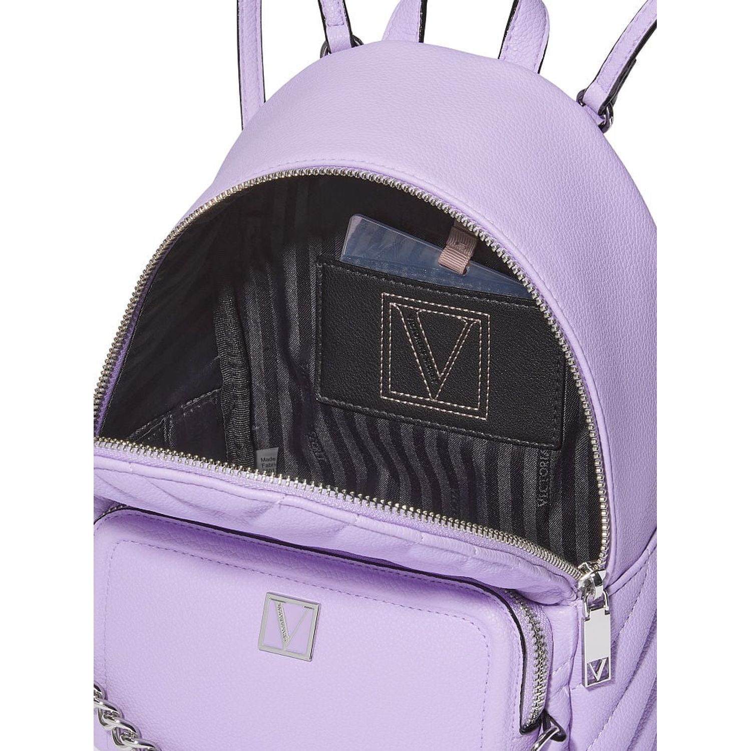 Rucsac, Victoria's Secret, Backpack V-Quilt, Lilac fotografia produsului View 4 L
