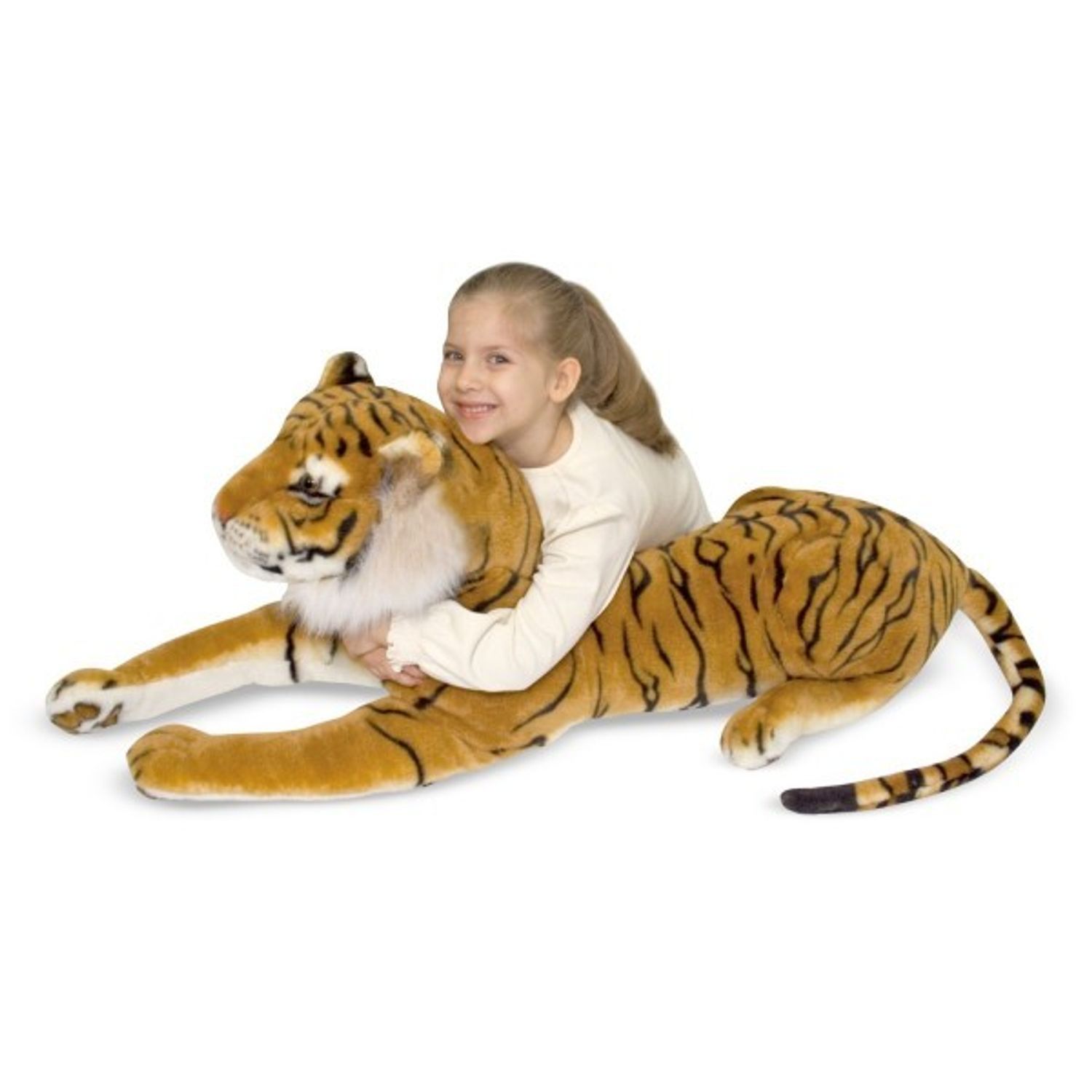 Tigru gigant din plus Melissa and Doug fotografia produsului View 3 L