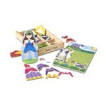 Set magnetic de imbracat printesa si calutul - Melissa  Doug fotografia produsului View 2 S