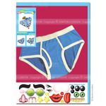 Felicitare amuzanta Little Extra Pantaloni scurti fotografia produsului