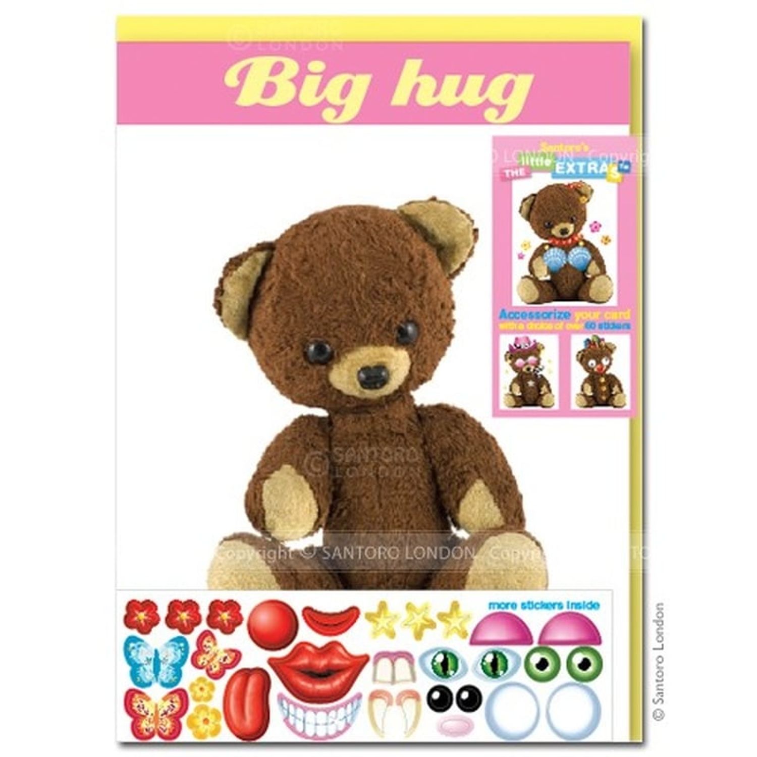 Felicitare amuzanta Little Extra Ursuletul vesel fotografia produsului