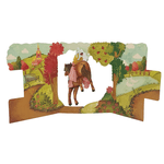 Felicitare 3D Swing Cards - Printesa pe cal fotografia produsului View 2 S