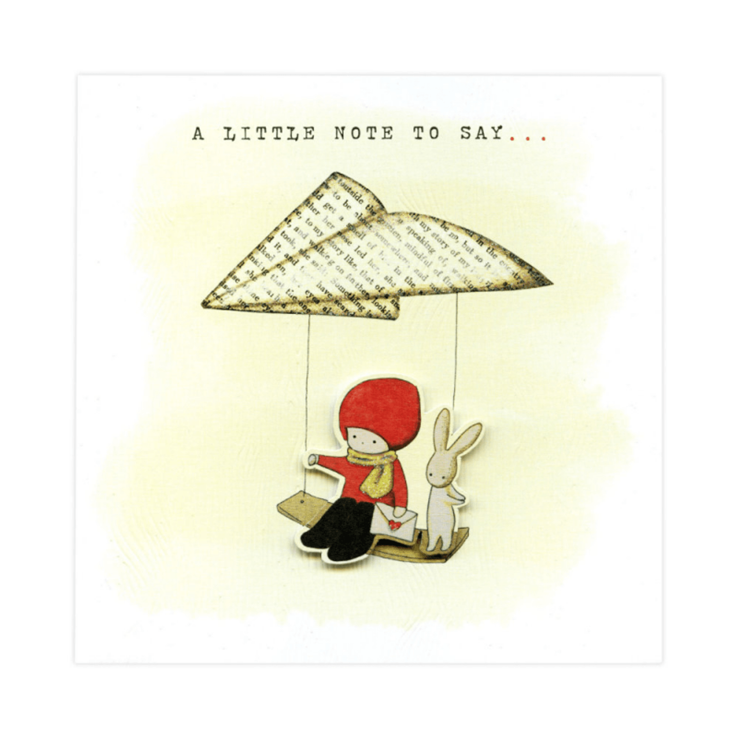 Felicitare Poppi Loves A Little Note To Say fotografia produsului