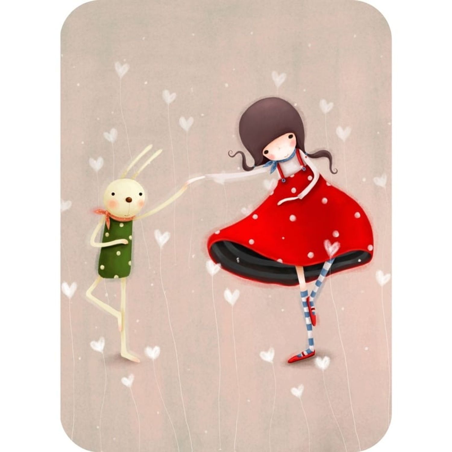 Felicitare Eclectic - Dancing In Step fotografia produsului