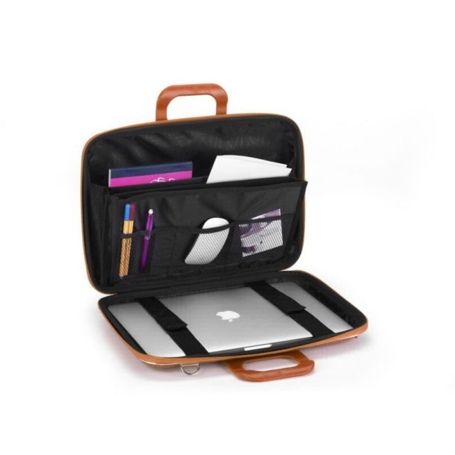 Geanta lux business laptop 15.6" Evolution Bordo fotografia produsului View 2 L