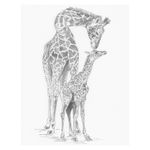 Crochiu incepatori-Girafa cu pui 22x29 cm fotografia produsului