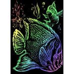 Mini gravura pe folie curcubeu - Pesti tropicali fotografia produsului